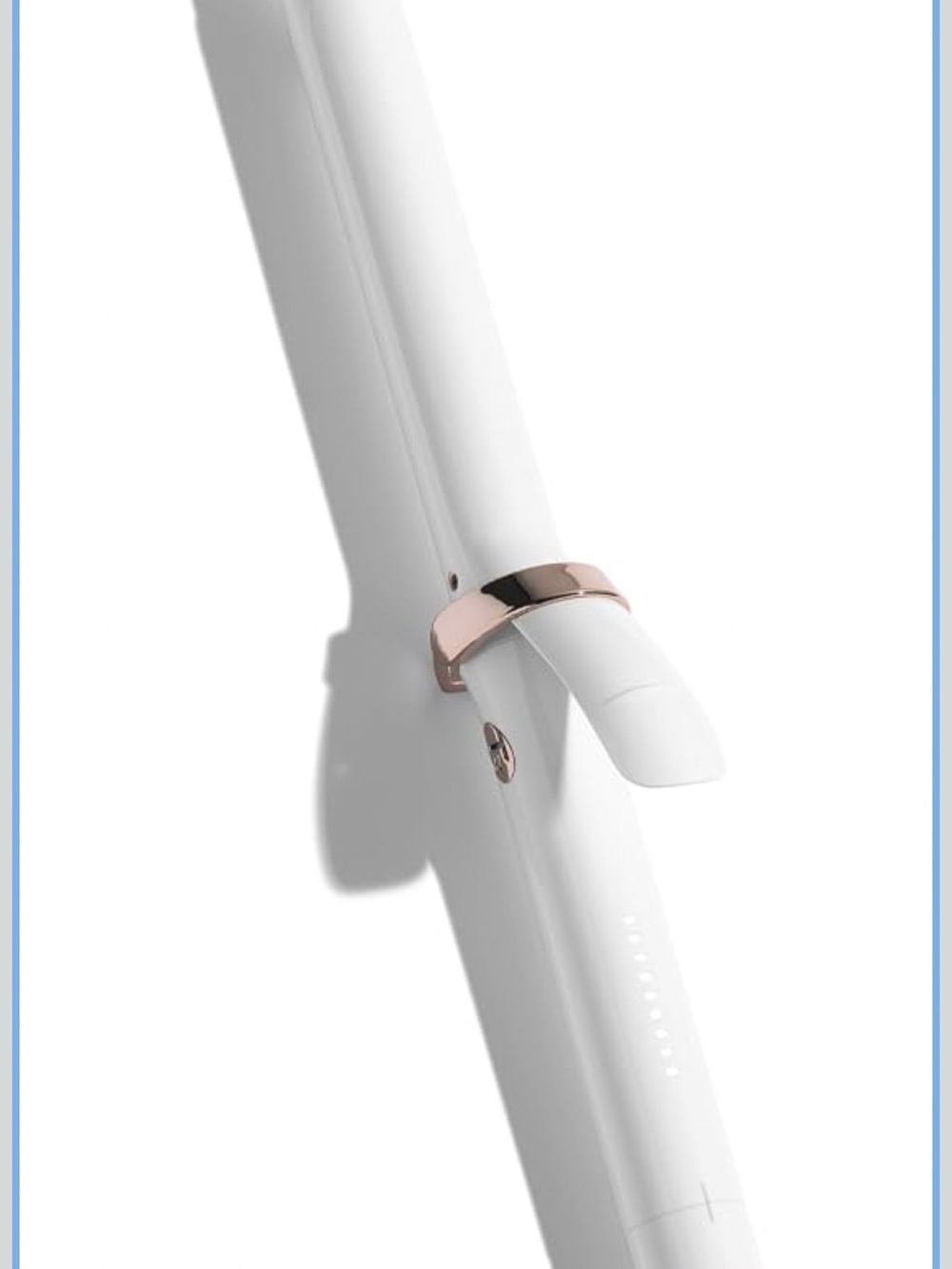 T3 White and Rose Gold Curling Iron